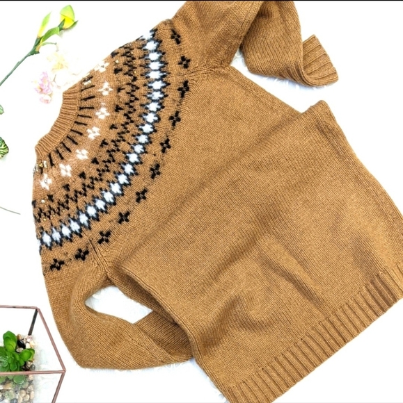 J CREW- beautiful Fair Isle sweater dress size XS - Picture 7 of 8